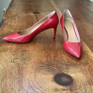 Bally Vibrant Red Patent Heels